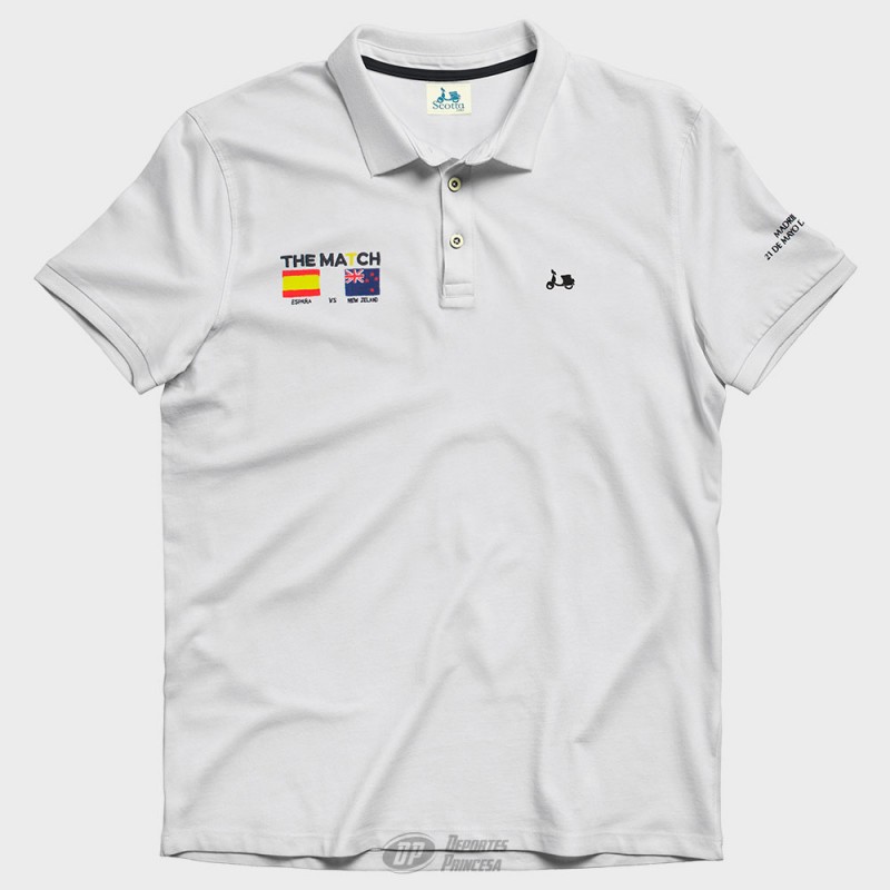 Polo The Match classic rugby blanco