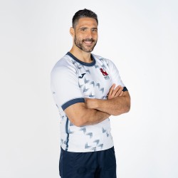 Camiseta Sevens España Rugby Centenario alternativa Jaime Nava