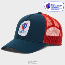 MACRON RUGBY WORLD CUP CUSTOM CAP NAVY/RED SR