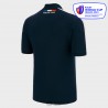 MACRON RUGBY WORLD CUP COTTON PIQUE POLO VANY/WHITE