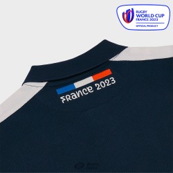 MACRON RUGBY WORLD CUP PIQUE POLO VANY/WHITE