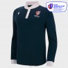 MACRON RUGBY WORLD CUP COTTON RUGBY POLO SR NAVY/WHITE
