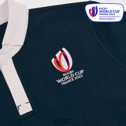 RUGBY WORLD CUP COTTON RUGBY POLO SR NAVY/WHITE