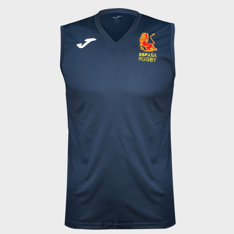 Camiseta tirantes gym Joma España Rugby marino