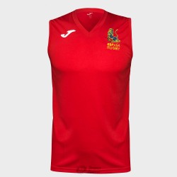 Camiseta tirantes gym Joma España Rugby rojo