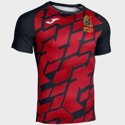 SPAIN RUGBY TRAINING JERSEY BLACK-RED