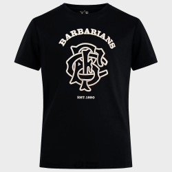 BARBARIANS SUPPORTER COTTON TEE BLACK