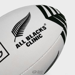 ALL BLACKS CLINIC RUGBY BALL WHITE-BLACK