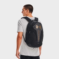 UNDER ARMOUR Hustle 5.0 Backpack BLACK-GOLD