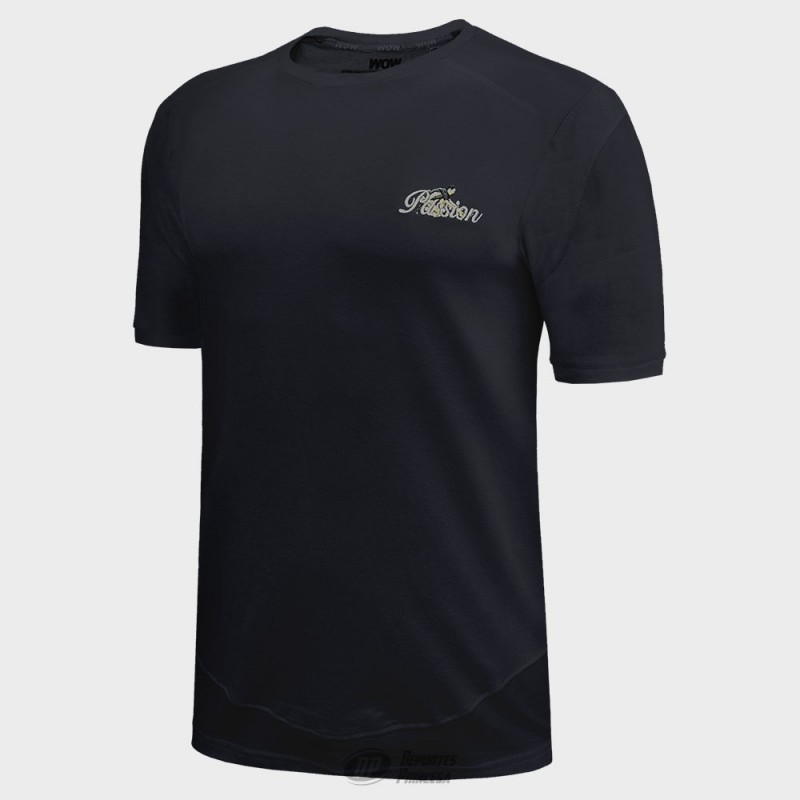 WOW PREMIUM MAORI T-SHIRT SHORT SLEEVE BLACK