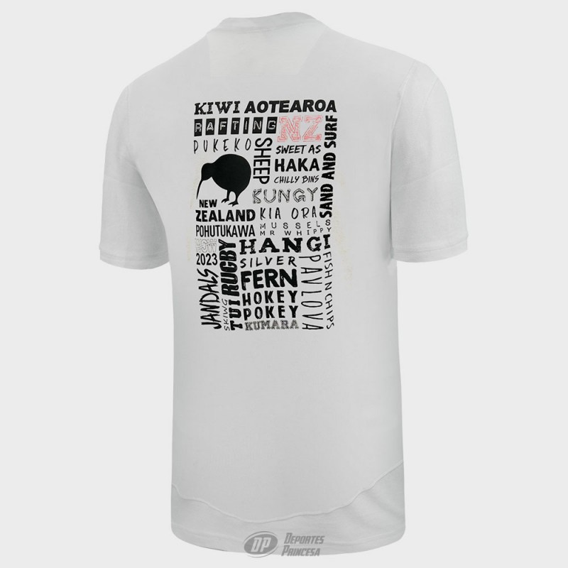 WOW PREMIUM MAORI T-SHIRT SHORT SLEEVE WHITE