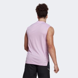 MENS ALL BLACKS RUGBY SINGLET PERFORMANCE TEE LILAC