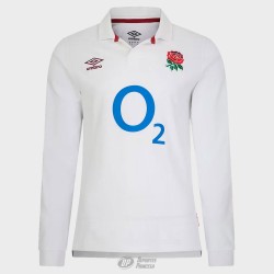 ENGLAND RUGBY HOME CLASSIC JERSEY LS WHITE