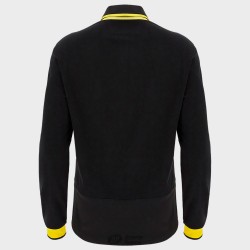 WALES RUGBY COTTON RUGBY POLO SR BLACK/YELLOW