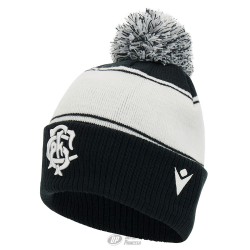 BARBARIANS CLUB COLLECTION M24 POMPOM BEANIE WHT-BLK