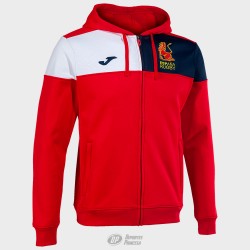 Chaqueta capucha España Rugby rojo