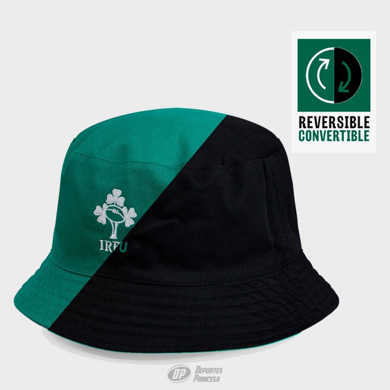 IRELAND REVERSIBLE BUCKET HAT GREEN/BLACK