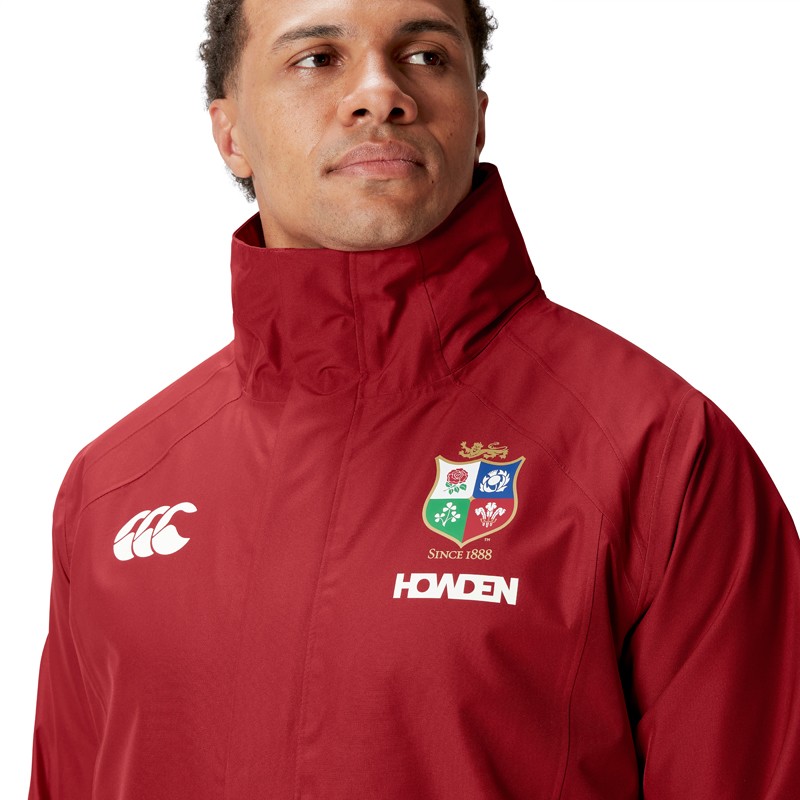 Chaqueta WaterProof British & Irish Lions roja | Deportes Princesa