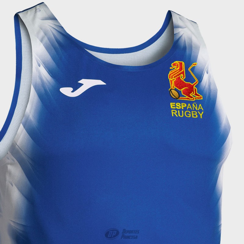 SPAIN RUGBY ELITE DRY GYM SINGLET ROYAL