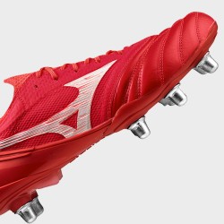 Bota Rugby Mizuno Morelia Neo Beta Elite SI rojo | Deportes Princesa