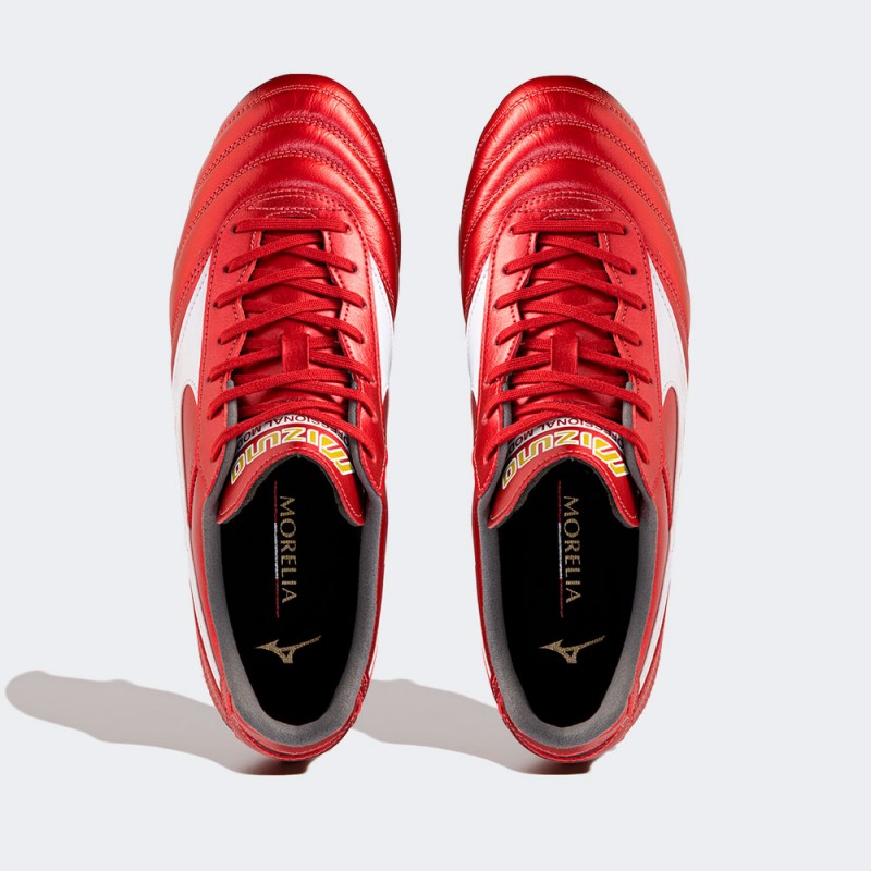 MIZUNO MORELIA II CLUB MD 40th Red/White/Black