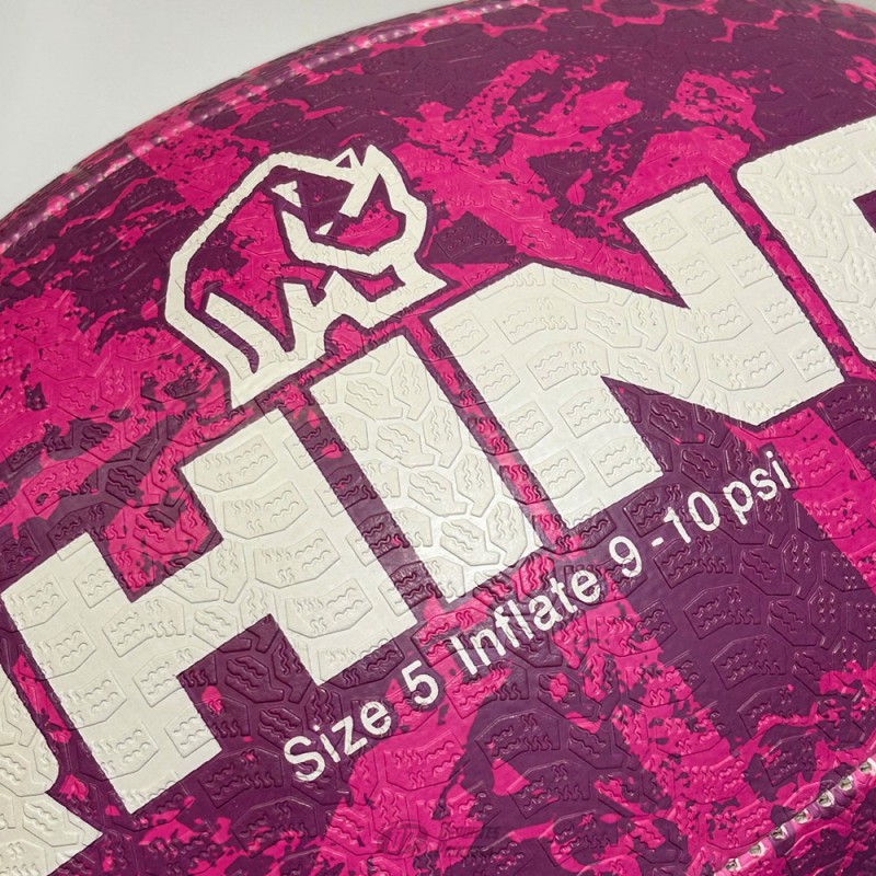 RHINO SPRINGBOKS GRAFFITI RUGBY BALL PINK - SIZE 5