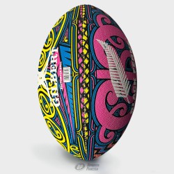 GILBERT MAORI BLACK FERNS SUPPORTER BALL - SIZE 5