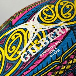 GILBERT MAORI BLACK FERNS SUPPORTER BALL - SIZE 5