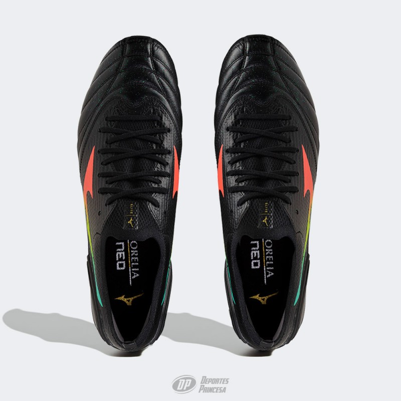 MIZUNO MORELIA NEO V β ELITE SI Black/Lava Orange/Arcadia