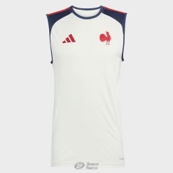 MENS FRANCE RUGBY SINGLET PERFORMANCE TEE