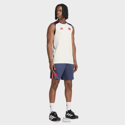 MENS FRANCE RUGBY SINGLET PERFORMANCE TEE