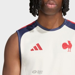 MENS FRANCE RUGBY SINGLET PERFORMANCE TEE