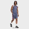 MENS FRANCE RUGBY SINGLET PERFORMANCE TEE BLUE
