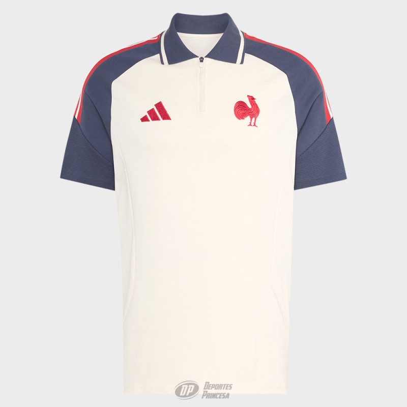 MENS FRANCE RUGBY TRAVEL POLO