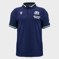 Polo Rugby Escocia Manga Corta Algodón Oficial Senior | Deportes Princesa