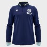 Polo Rugby Escocia Manga Larga Algodón | Oficial Senior