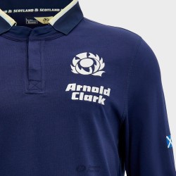 Polo Rugby Escocia Manga Larga Algodón Oficial Senior | Deportes Princesa