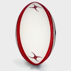 Gilbert rugby ball G-TR8000 size 5 red-white © 2026 DEPORTES PRINCESA. Todos los derechos reservados.