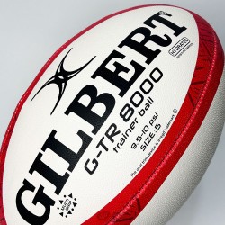 Gilbert rugby ball G-TR8000 size 5 red-white © 2026 DEPORTES PRINCESA. Todos los derechos reservados.