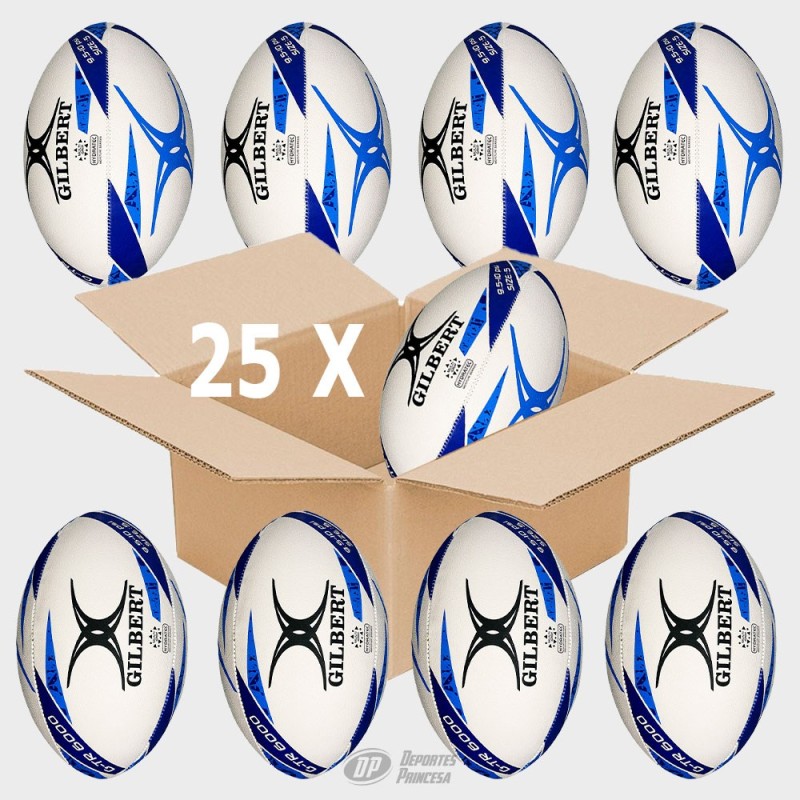 Lote 25 Balones talla 5 Gilbert G-TR6000