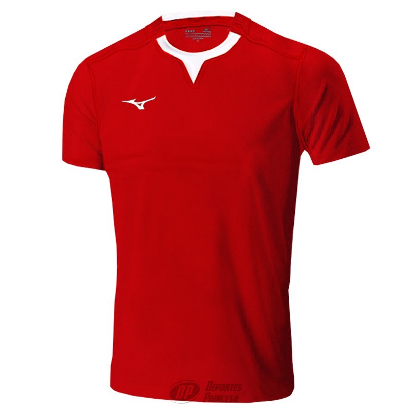 Camiseta rugby Mizuno Team rojo