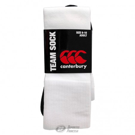 Medias rugby Canterbury team sock blanco